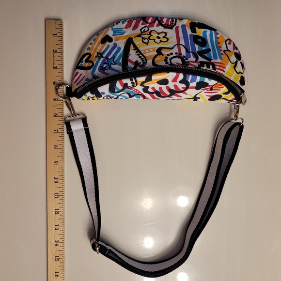 BRIGHTON Graffiti Love Crossbody Belt Bag - Picture 7 of 16